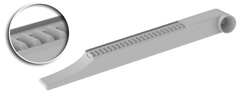 SLA 3D printed Linear Gear teeth