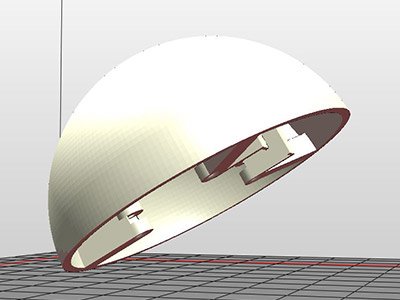 orienting electronics housing for 3D printing