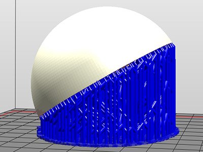 Supported electronics housing for resin 3D printing