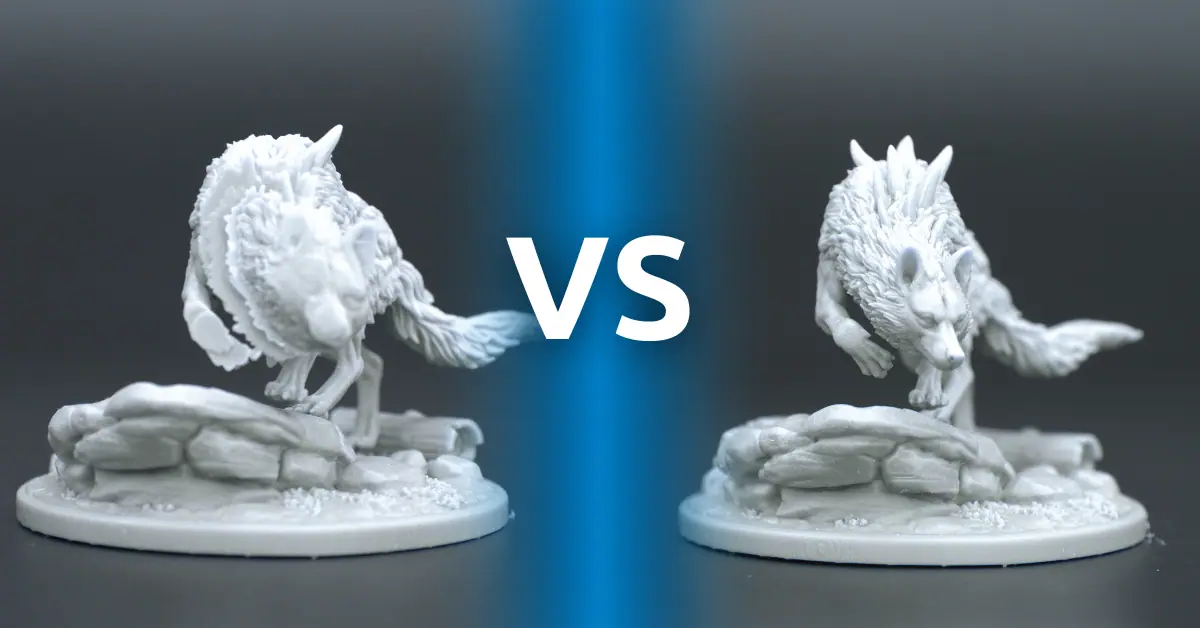 Digital miniature STL business: Printing the miniature helps you test for support issues and possible print failures