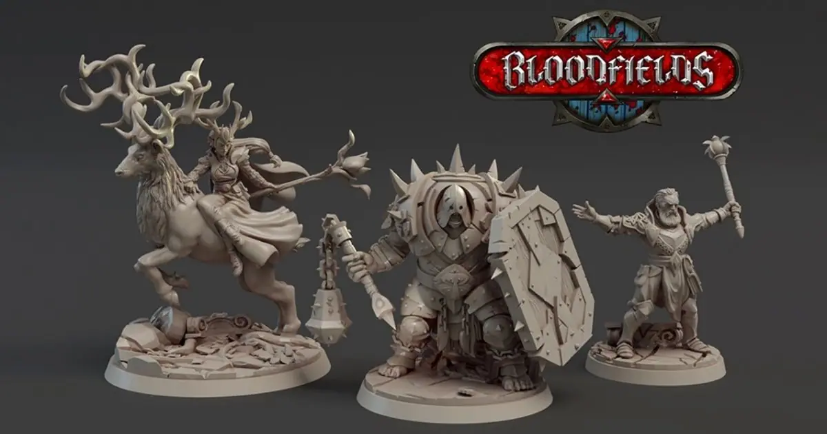 Bloodfields Kickstarter campaign miniatures
