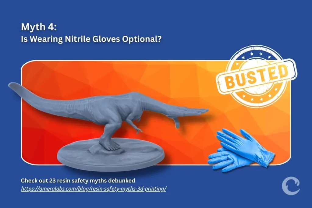 Nitrile gloves are not optional. They are essential every time.