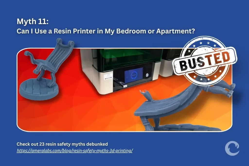 Resin printing in living spaces without outdoor exhaust is a serious health risk.