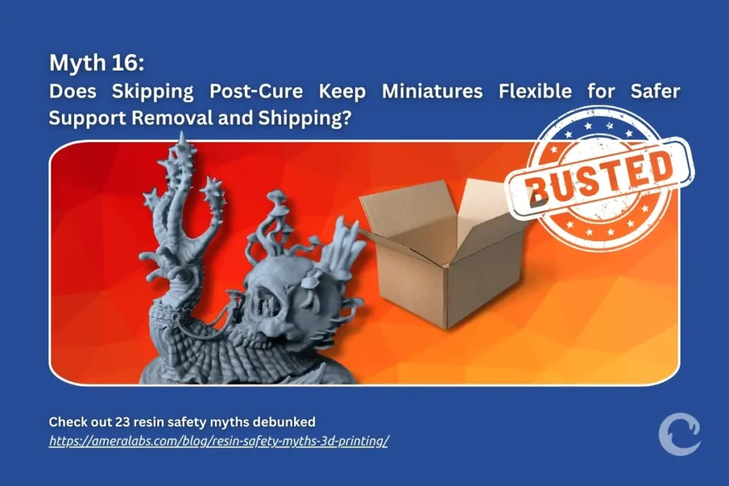 Selling or shipping uncured prints is unethical and potentially illegal. Post-cure is mandatory for any item leaving your workspace.