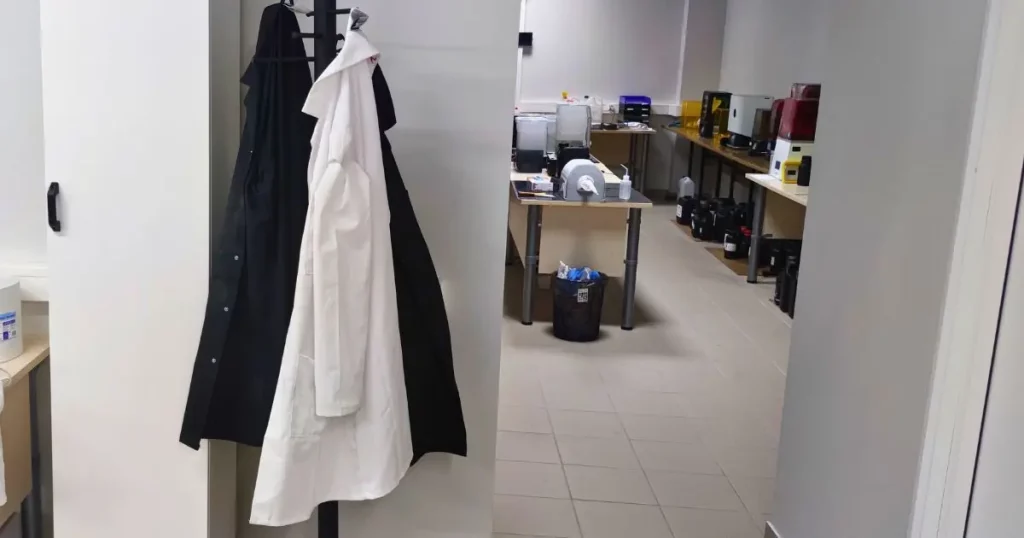 Lab coat is an essential part of business resin printing setup