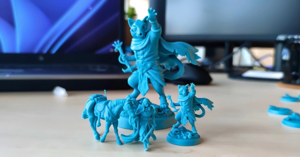 3D Printed Miniatures from The Printing Goes Ever On and Maxs Magnificent Minis