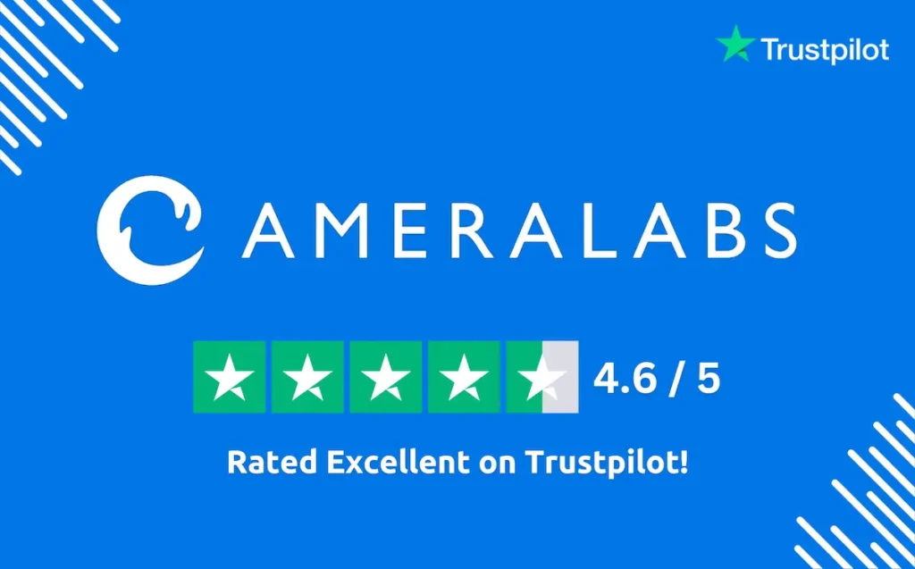 Ameralabs is rated excellent on Trustpilot