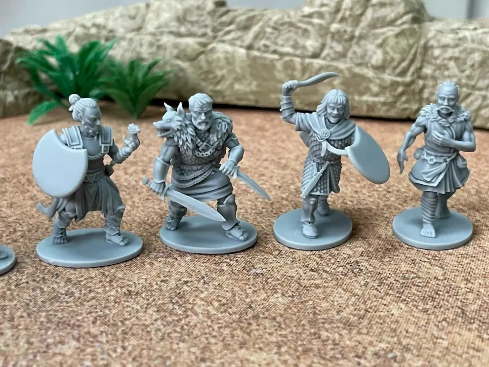 3d printed Runequest miniatures