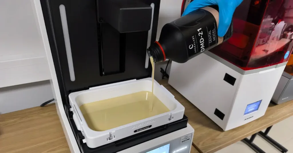 DMD-21 resin with Asiga printer