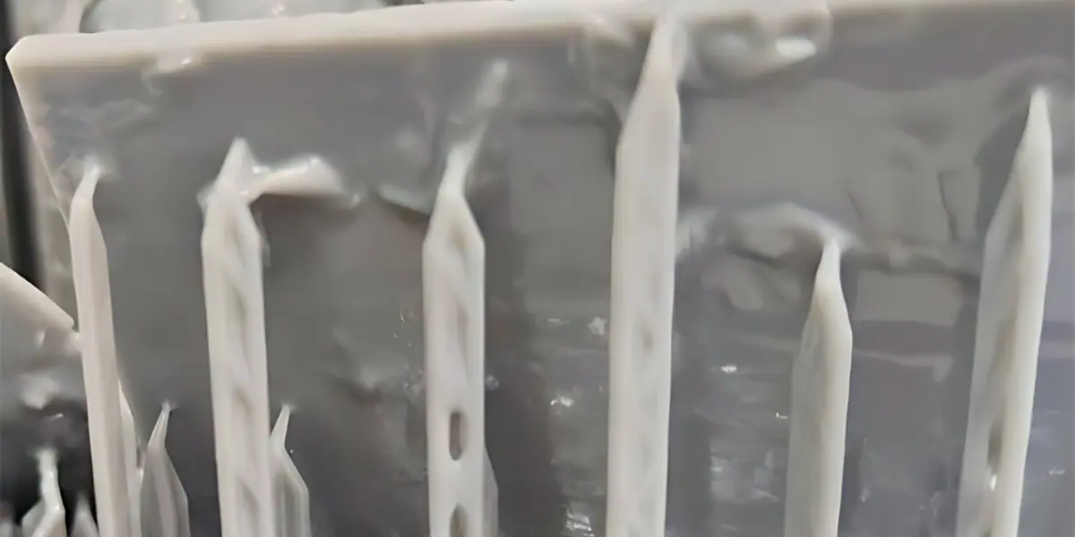 business resin printer maintenance: ragging