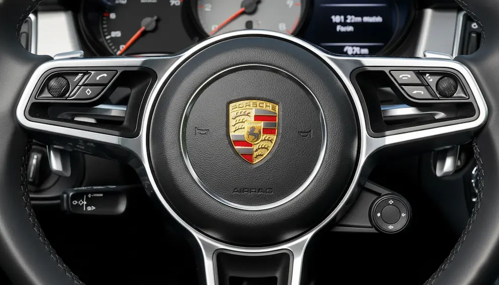 Case Study 3D printed button for Porsche steering wheel