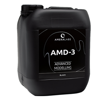 AmeraLabs AMD-3 black 3D printing resin for miniatures 5L jerry can