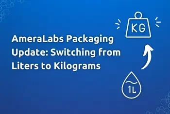 AmeraLabs is switching packaging from liters to kgs