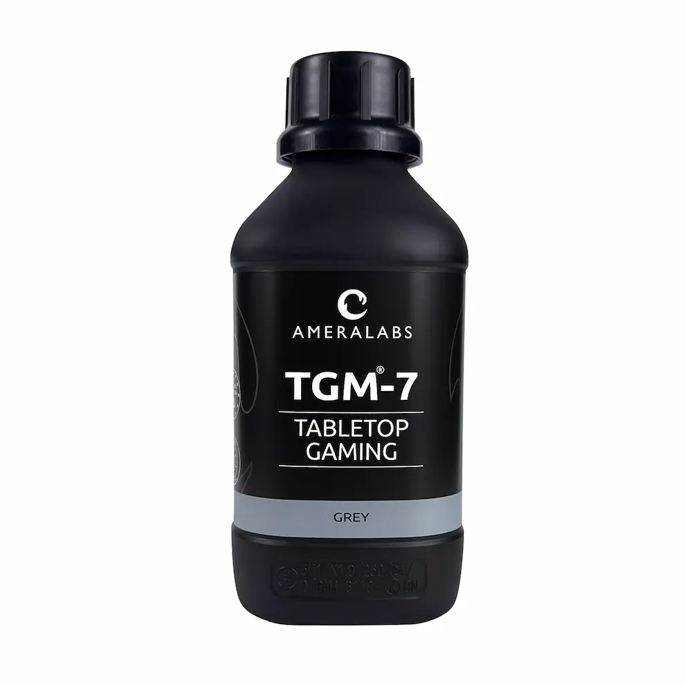 Tgm 7 grey flexible durable resin