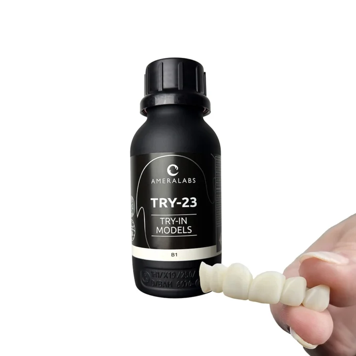 TRY-23 Try-in resin in dental shade B1 0,5kg with model