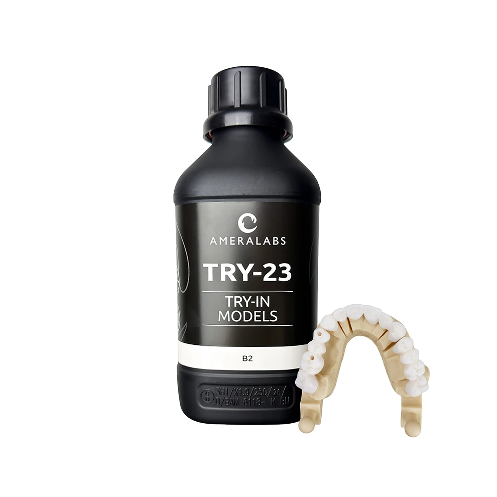 TRY-23 Try-in resin in B2 dental shade 1kg with model